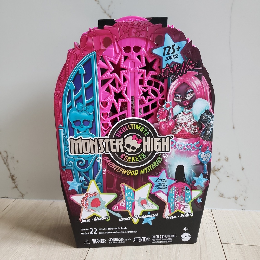 2024 Monster High Skulltimate Secrets Hollywood Mysteries Catty Noir Doll NRFB